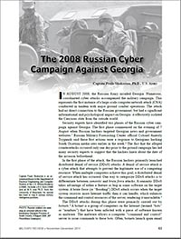 The 2008 Russian Cyber Campaign Against Georgia